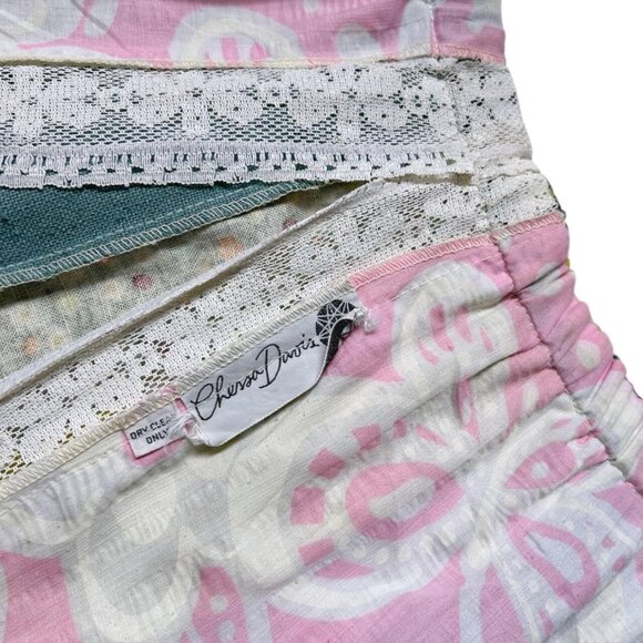 70s Vintage Patchwork Maxi Skirt Chessa Davis Bohemian Cottagecore Prairie. - Picture 7 of 8